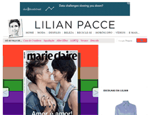 Tablet Screenshot of lilianpacce.com.br